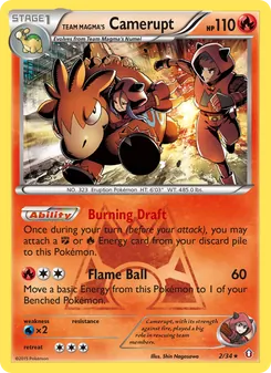Team Magma's Camerupt (Double Crisis 2)