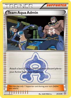 Team Aqua Admin (Double Crisis 25)
