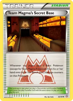 Team Magma's Secret Base (Double Crisis 32)