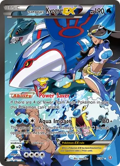 Team Aqua's Kyogre-EX (Double Crisis 6)