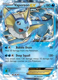 Vaporeon-EX (Generations 24)