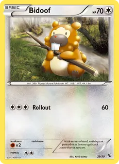 Bidoof (Kalos Starter Set 29)