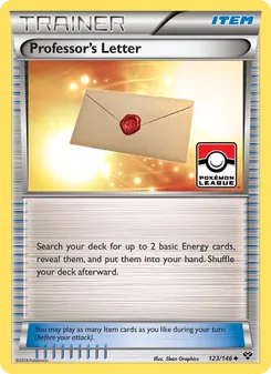 Professor's Letter (XY 123)
