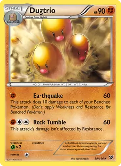 Dugtrio (XY 59)