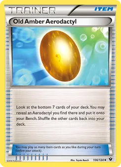 Old Amber Aerodactyl (Fates Collide 106)