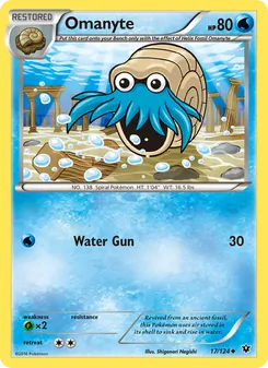 Omanyte (Fates Collide 17)
