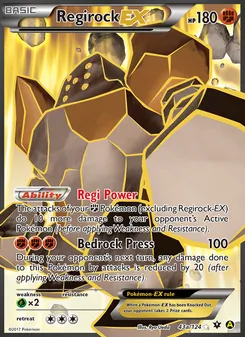 Regirock-EX (Fates Collide 43a)