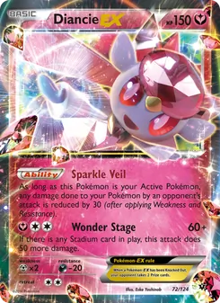 Diancie-EX (Fates Collide 72)