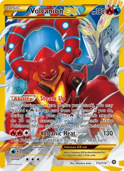 Volcanion-EX (Steam Siege 115)