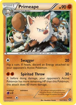 Primeape (Steam Siege 53)