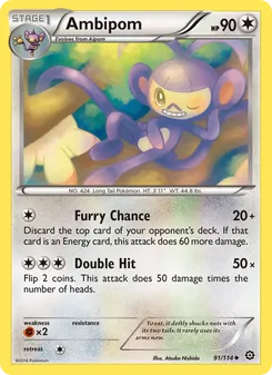 Ambipom (Steam Siege 91)