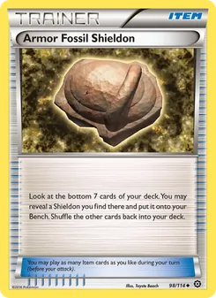 Armor Fossil Shieldon (Steam Siege 98)