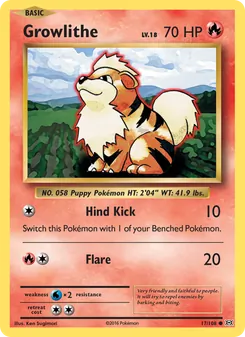 Growlithe (Evolutions 17)