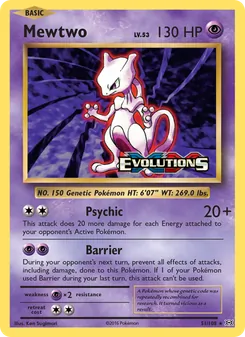 Mewtwo (Evolutions 51)