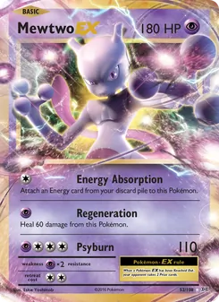 Mewtwo-EX (Evolutions 52)