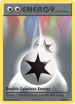 Double Colorless Energy (Evolutions 90)