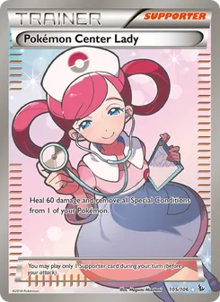 Pokémon Center Lady (Flashfire 105)