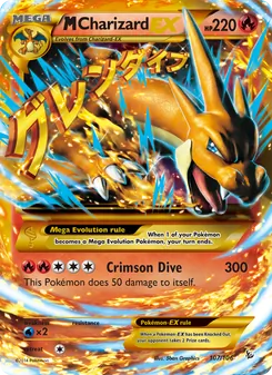 M Charizard-EX (Flashfire 107)