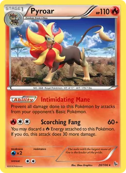 Pyroar (Flashfire 20)