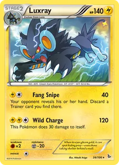 Luxray (Flashfire 34)