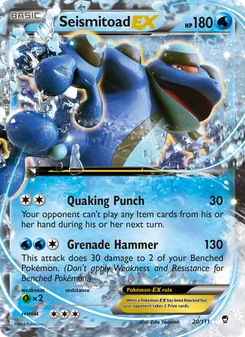 Seismitoad-EX (Furious Fists 20)