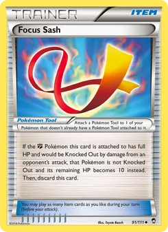 Focus Sash (Furious Fists 91)