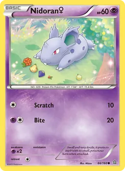 Nidoran ♀ (Primal Clash 66)