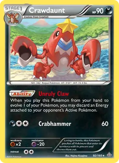 Crawdaunt (Primal Clash 92)
