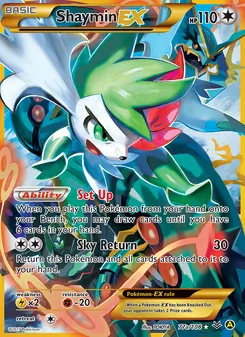 Shaymin-EX (Roaring Skies 77a)