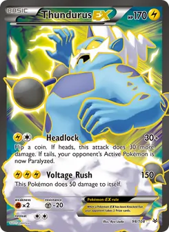 Thundurus-EX (Roaring Skies 98)