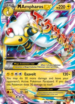 M Ampharos-EX (Ancient Origins 28)
